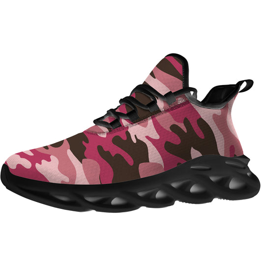 Pink Camouflage Shoes  for Men Women Camo Sneakers