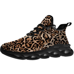 Brown Leopard Shoes  for Men Women Leopard Sneakers