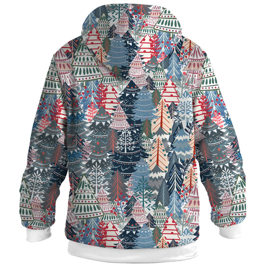 Christmas Tree Jacket for Women Men Winter Coat Zip Up Hoodies