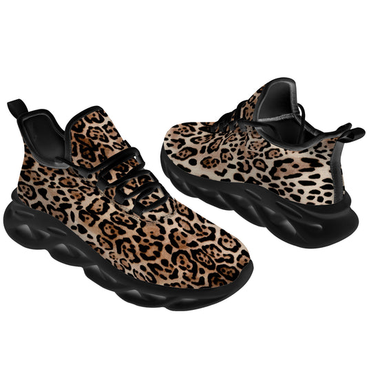 Brown Leopard Shoes  for Men Women Leopard Sneakers