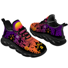 Halloween Shoes  for Men Women Halloween Witch Sneakers