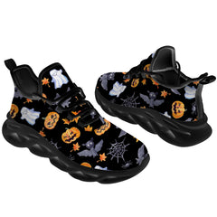 Halloween Shoes  for Men Women Halloween Pumpkin Ghost Sneakers