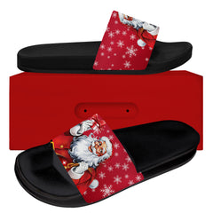 Christmas Santa Claus Sandals for Women Men Slides Sandals House Slippers