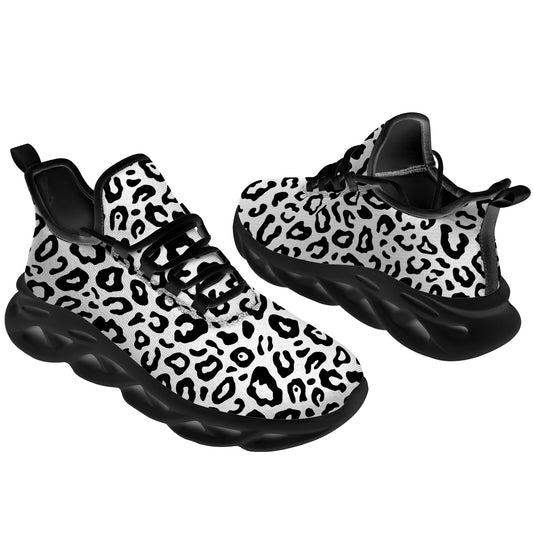 Leopard Shoes  for Men Women Black Leopard Sneakers